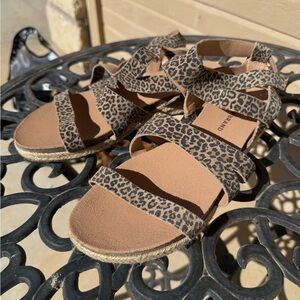 Lucky Brand Leopard Print Sandals